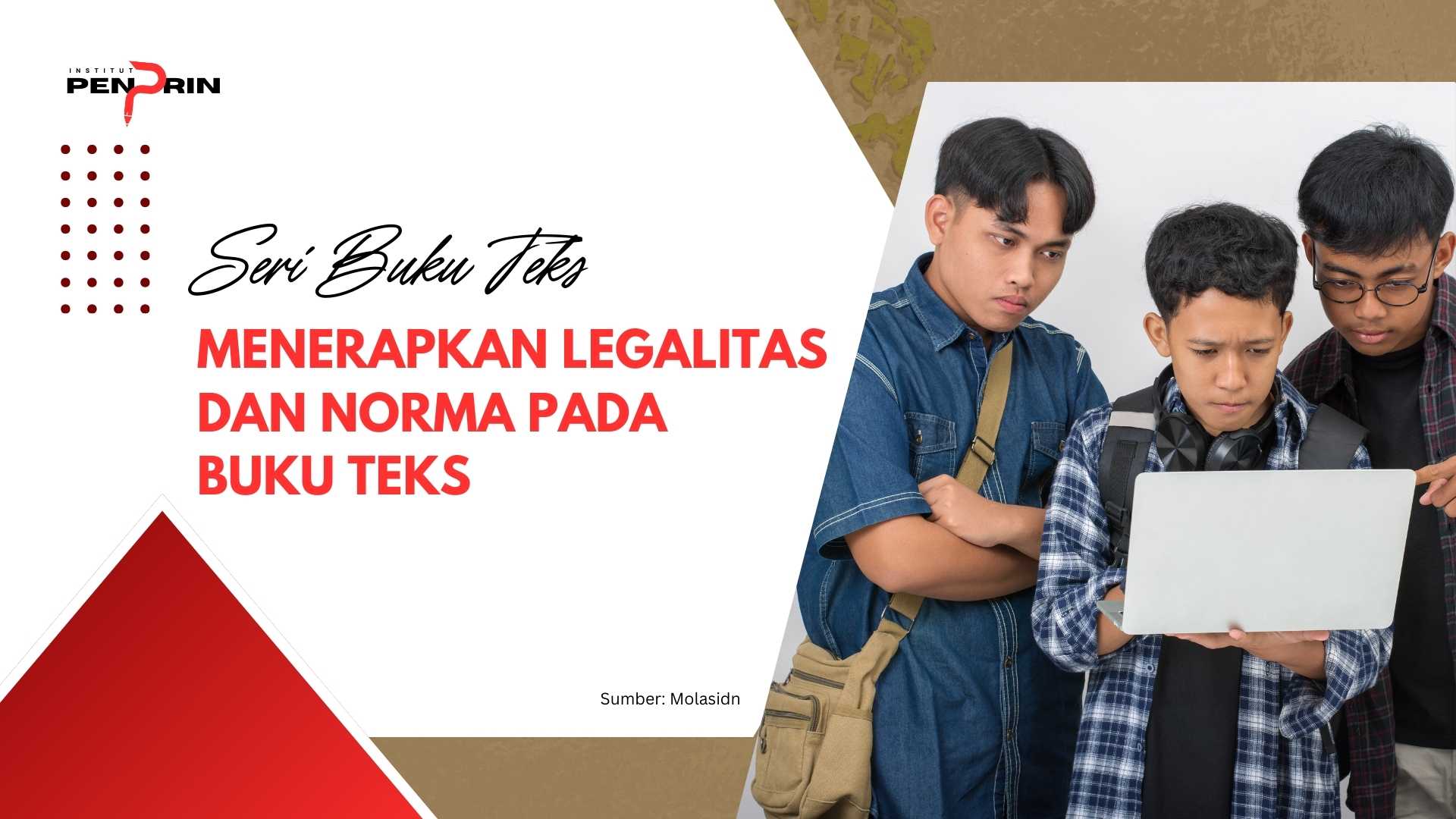 Menerapkan Legalitas dan Norma pada Buku Teks